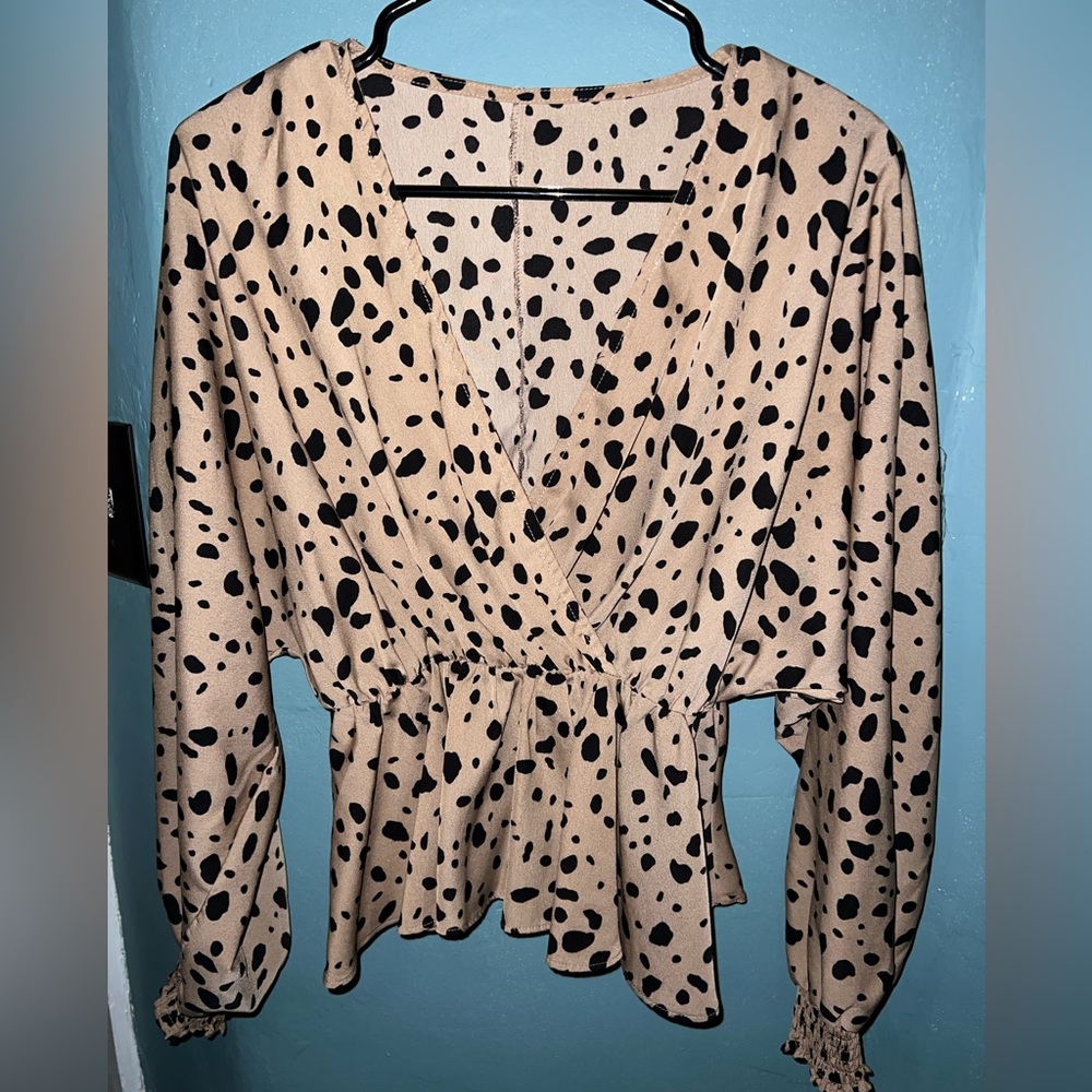 Leopard blouse